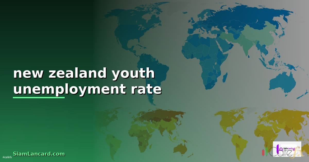 new zealand youth unemployment rate —