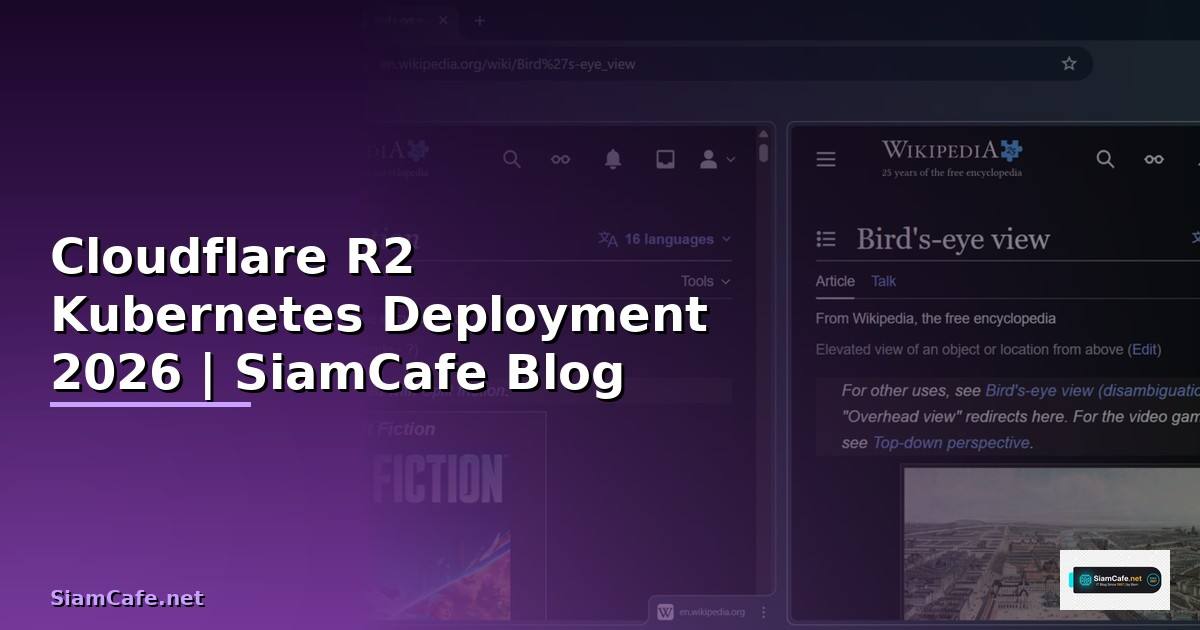 Cloudflare R2 Kubernetes Deployment