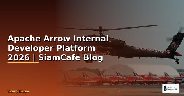 Apache Arrow Internal Developer Platform