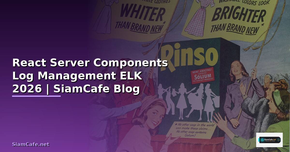 React Server Components Log Management ELK