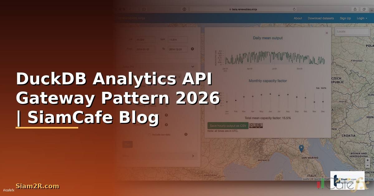 DuckDB Analytics API Gateway Pattern