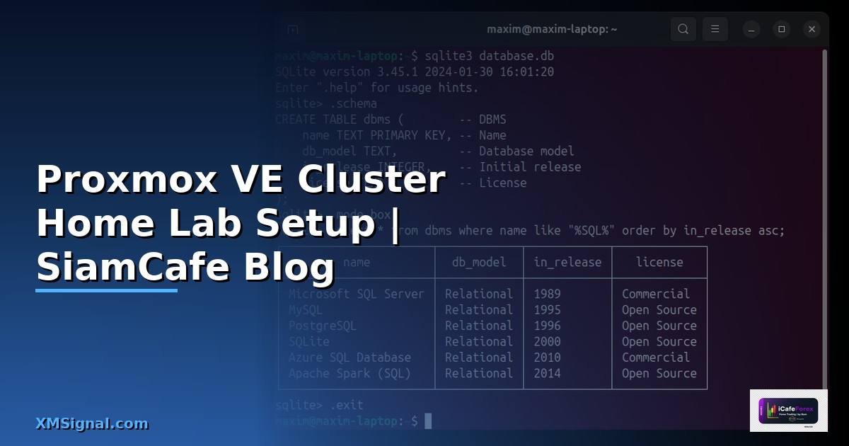 Proxmox VE Cluster Home Lab Setup