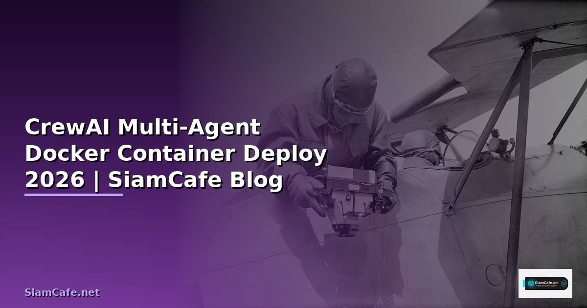 CrewAI Multi-Agent Docker Container Deploy