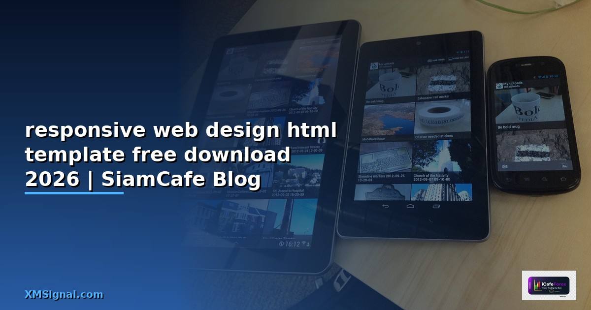 responsive web design html template free download