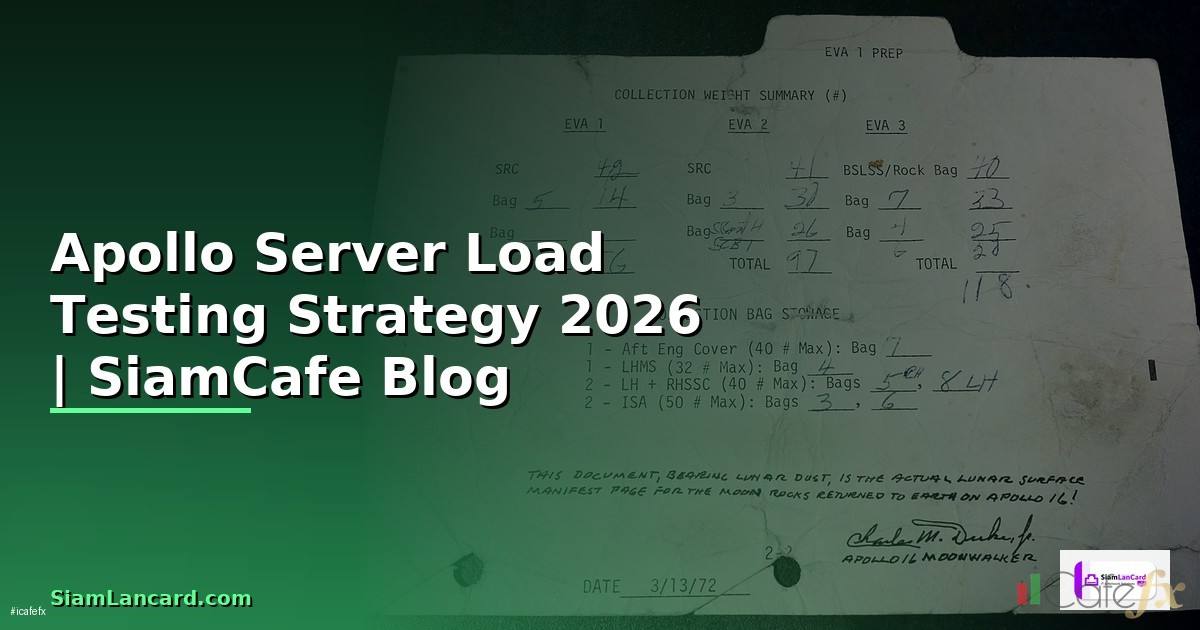 Apollo Server Load Testing Strategy