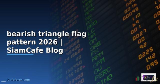 bearish triangle flag pattern