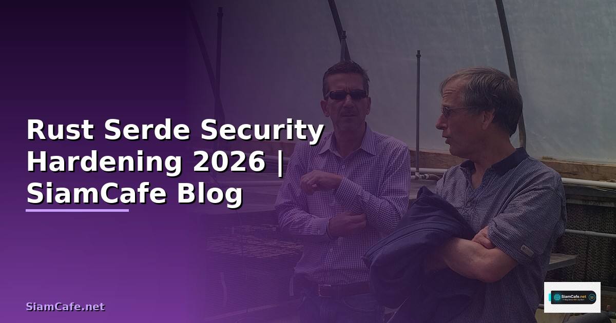 Rust Serde Security Hardening ป้องกันแฮก