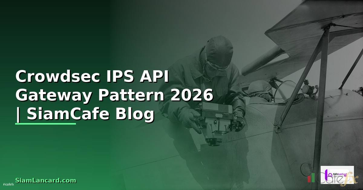 Crowdsec IPS API Gateway Pattern