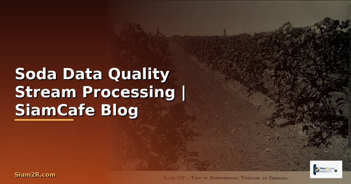 Soda Data Quality Stream Processing