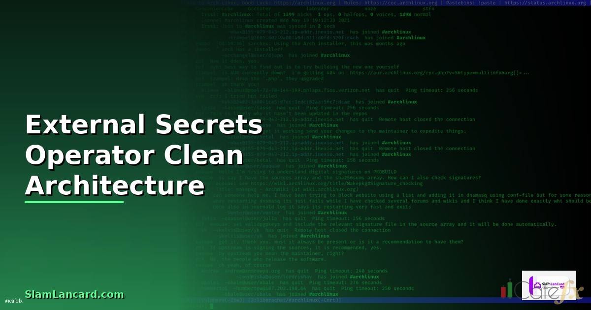 External Secrets Operator Clean Architecture —