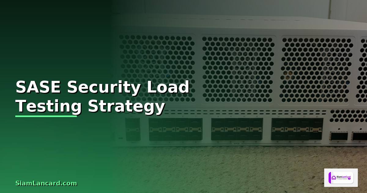 SASE Security Load Testing Strategy —