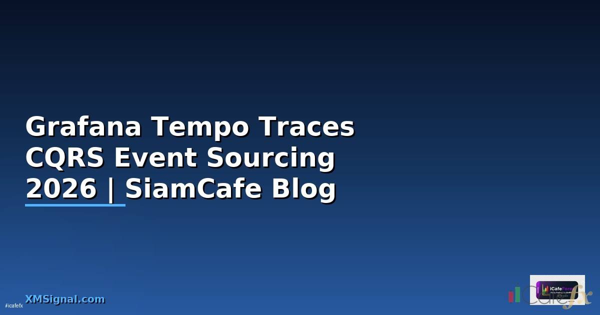 Grafana Tempo Traces CQRS Event Sourcing