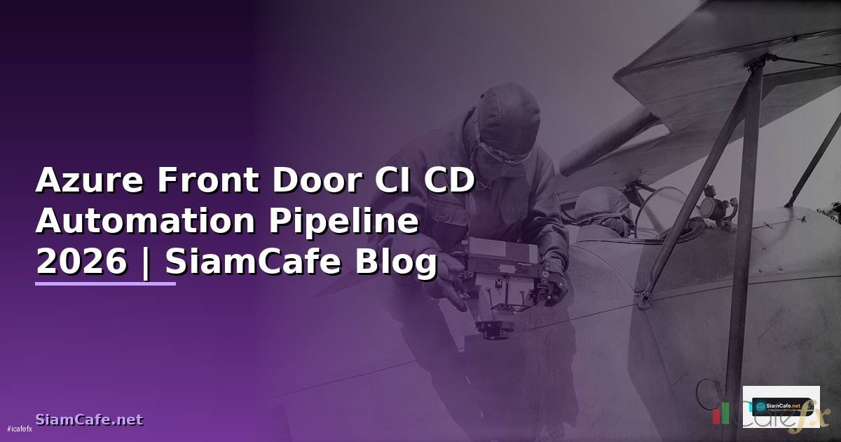 Azure Front Door CI CD Automation Pipeline