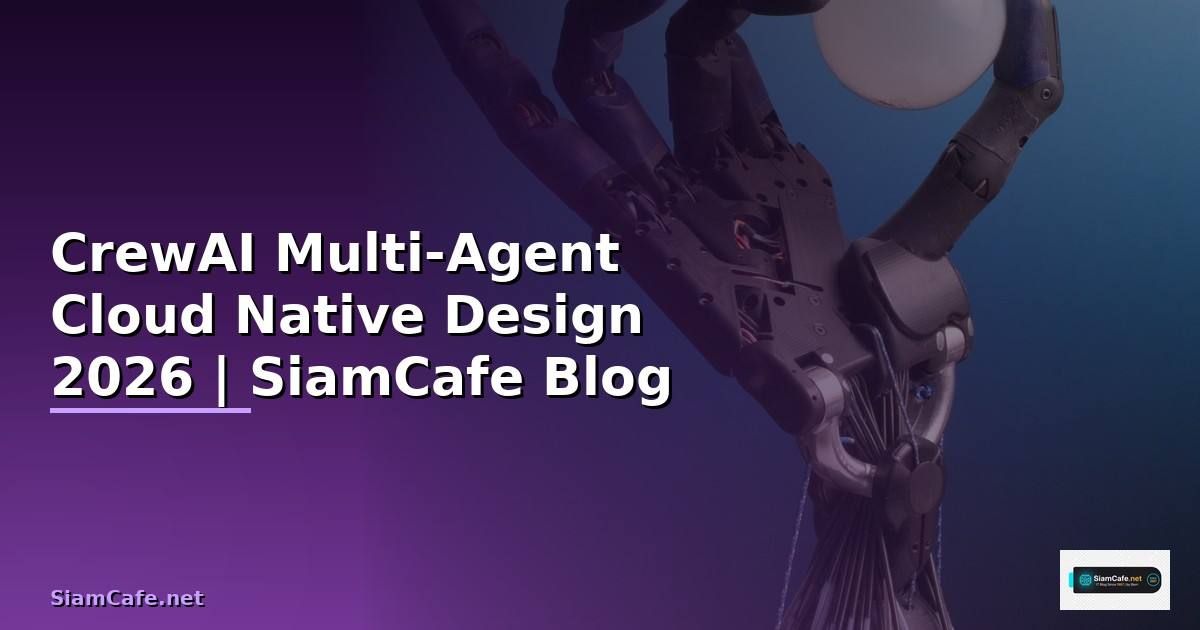 CrewAI Multi-Agent Cloud Native Design