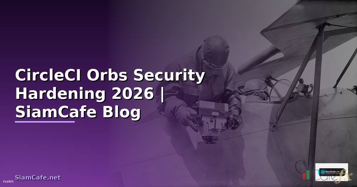 CircleCI Orbs Security Hardening ป้องกันแฮก