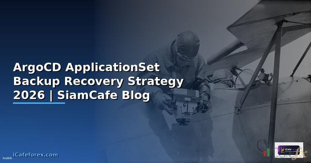 ArgoCD ApplicationSet Backup Recovery Strategy