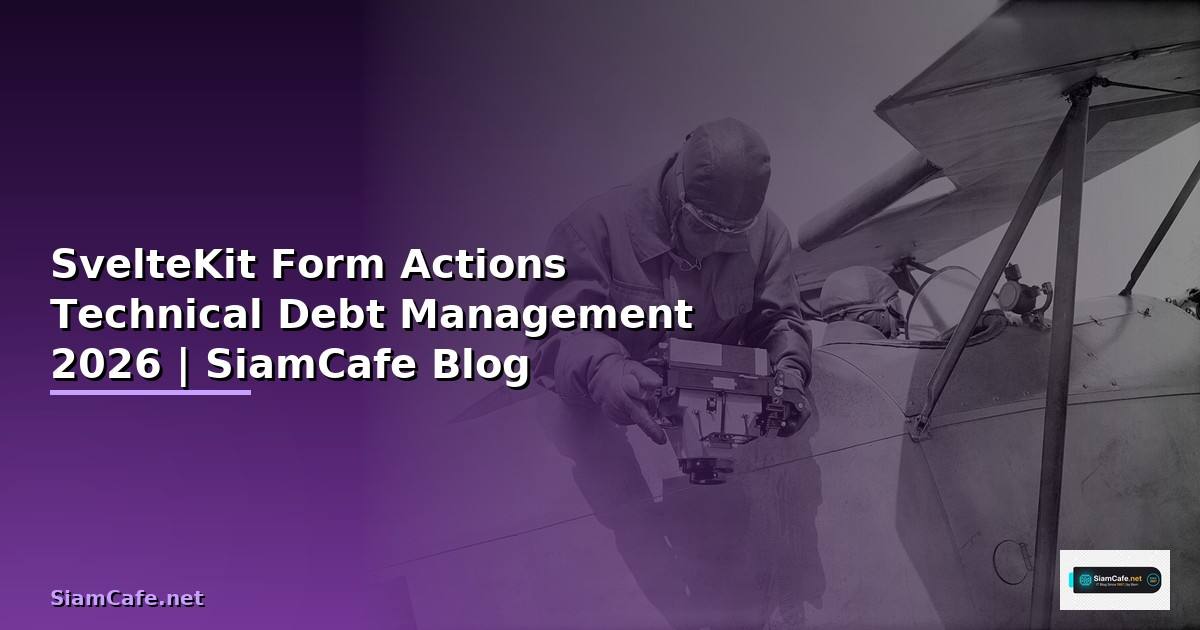 SvelteKit Form Actions Technical Debt Management