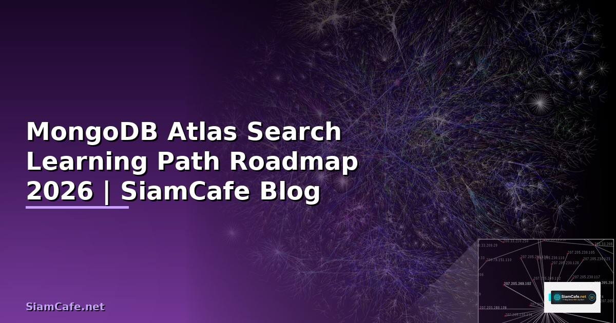 MongoDB Atlas Search Learning Path Roadmap