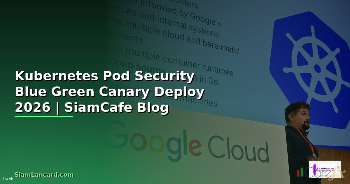 Kubernetes Pod Security Blue Green Canary Deploy