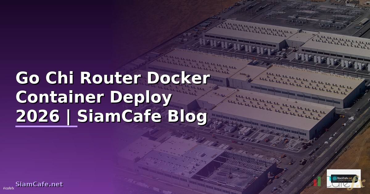 Go Chi Router Docker Container Deploy