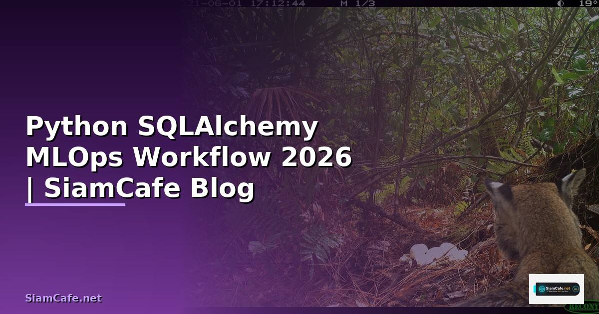 Python SQLAlchemy MLOps Workflow