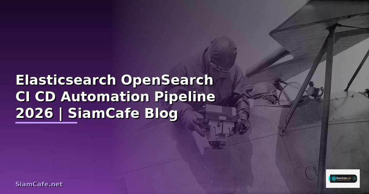 Elasticsearch OpenSearch CI CD Automation