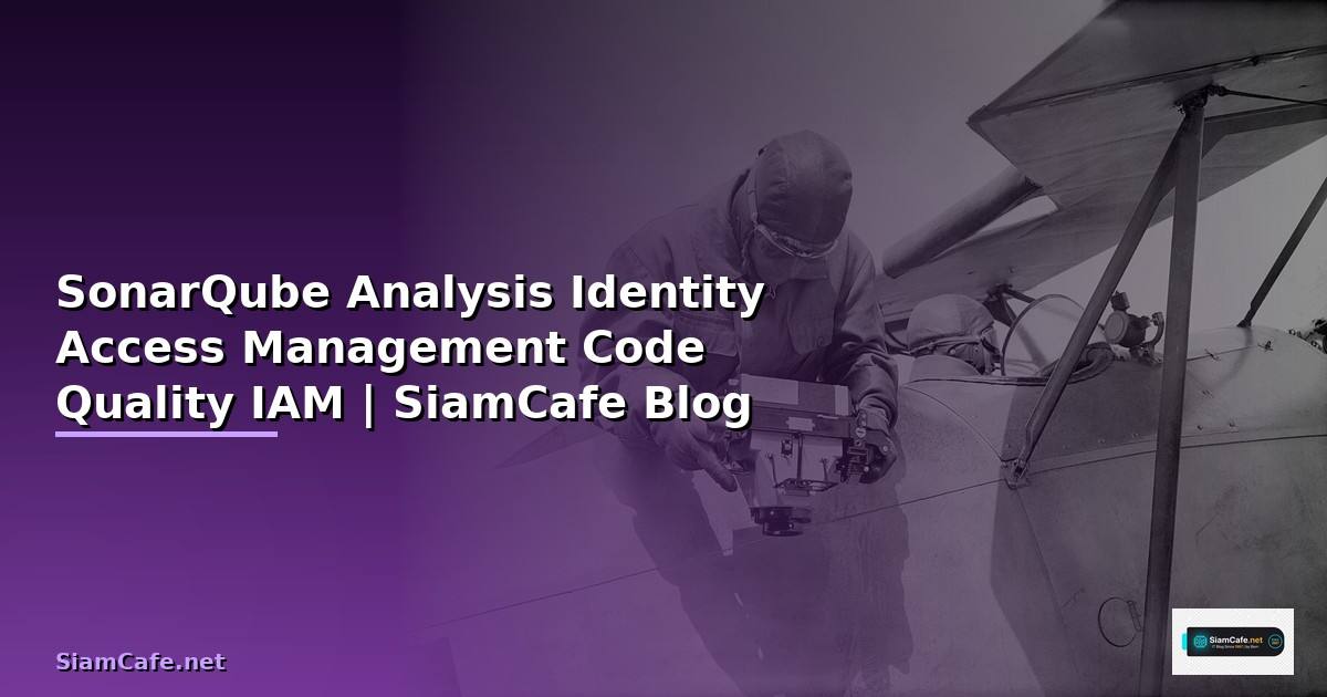SonarQube Analysis Identity Access Management —