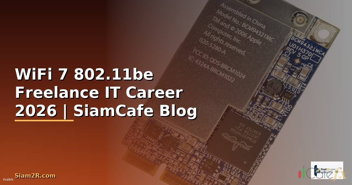 WiFi 7 802.11be Freelance IT Career