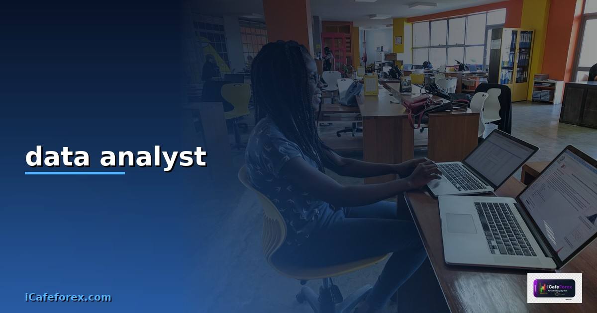 นักวิเคราะห์ข้อมูล data analyst —