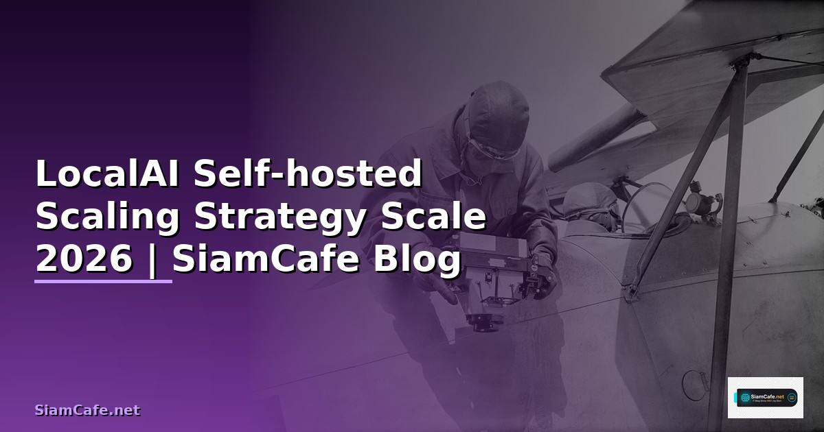 LocalAI Self-hosted Scaling Strategy วิธี Scale