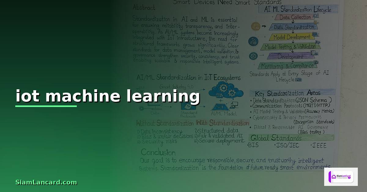 iot machine learning คือ —