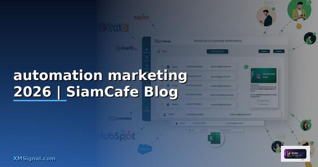 automation marketing คือ — คู่มือฉบับสมบูรณ์ 2026