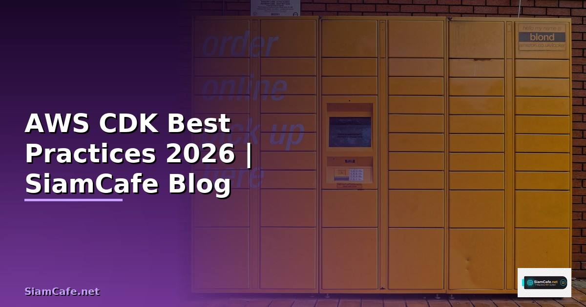 AWS CDK Best Practices ที่ต้องรู้