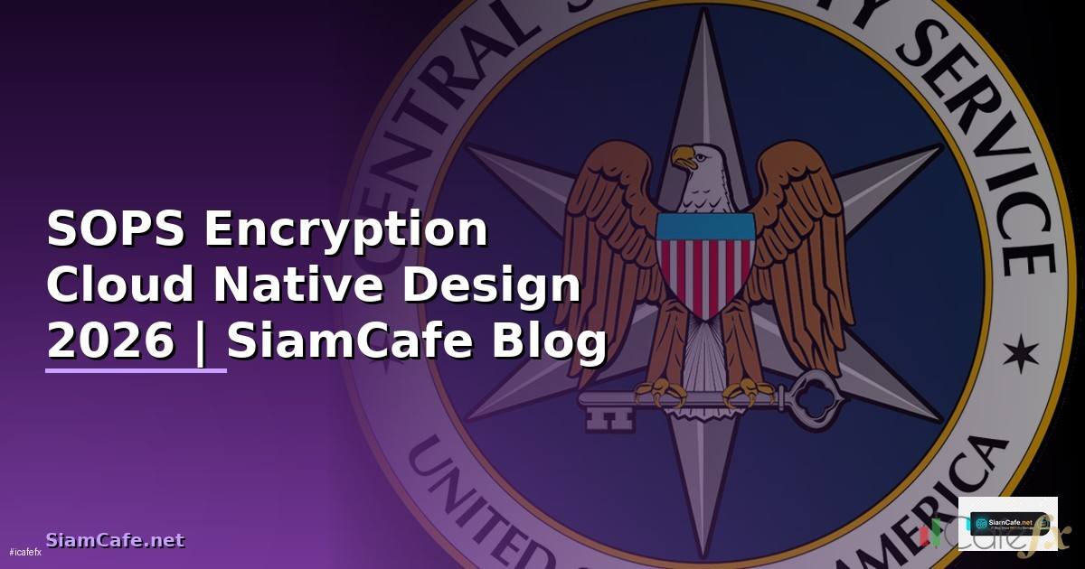 SOPS Encryption Cloud Native Design