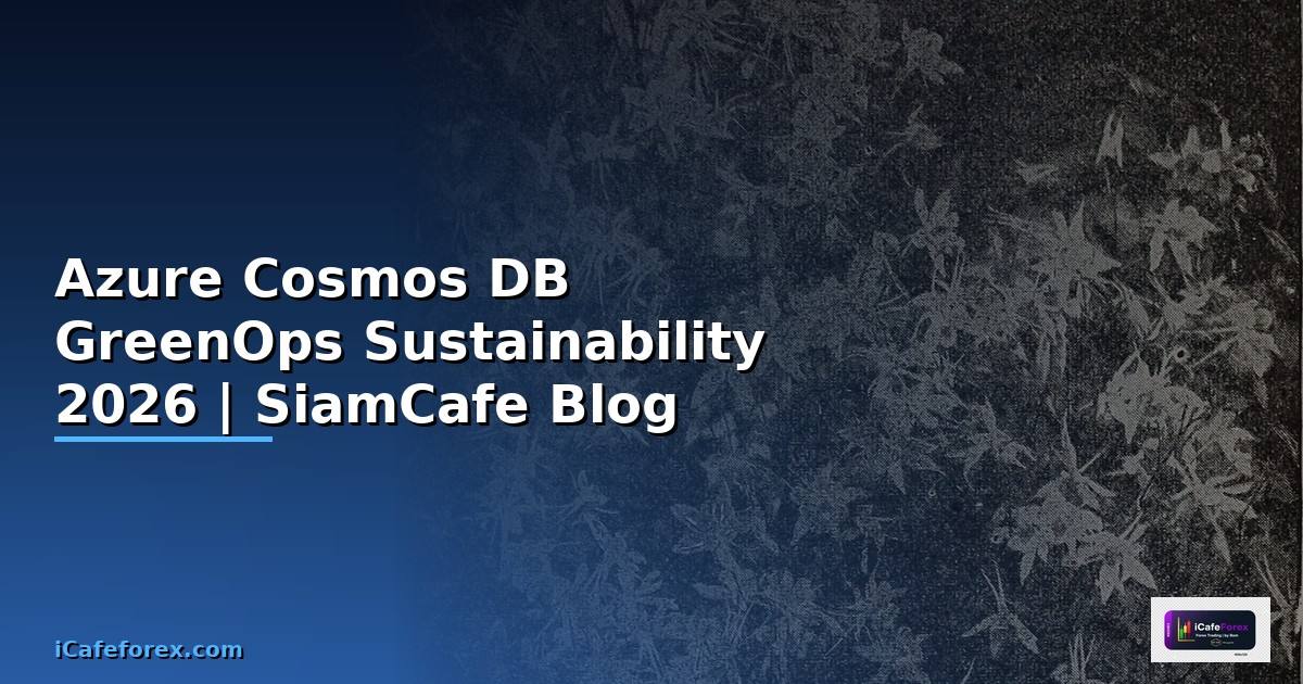 Azure Cosmos DB GreenOps Sustainability