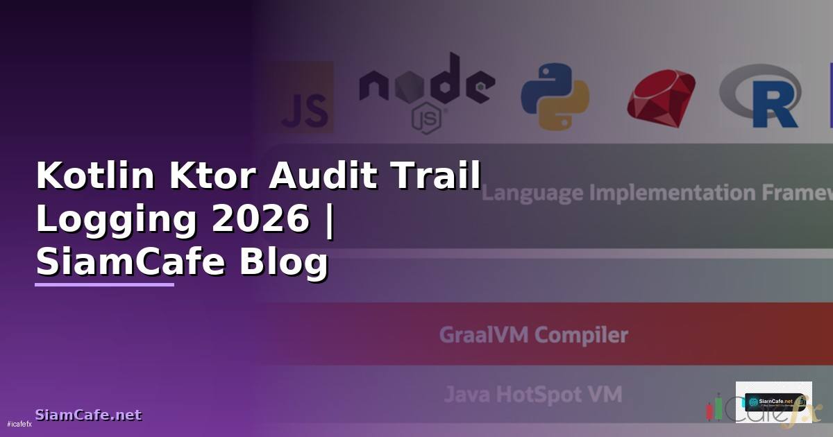Kotlin Ktor Audit Trail Logging