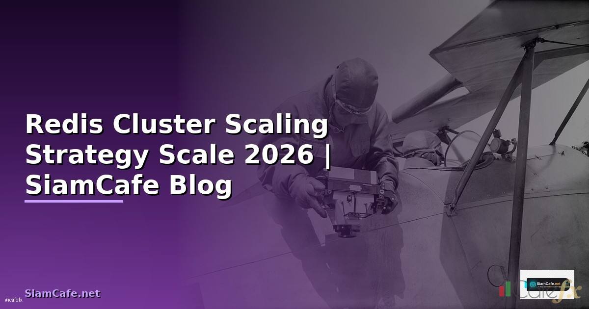 Redis Cluster Scaling Strategy วิธี Scale