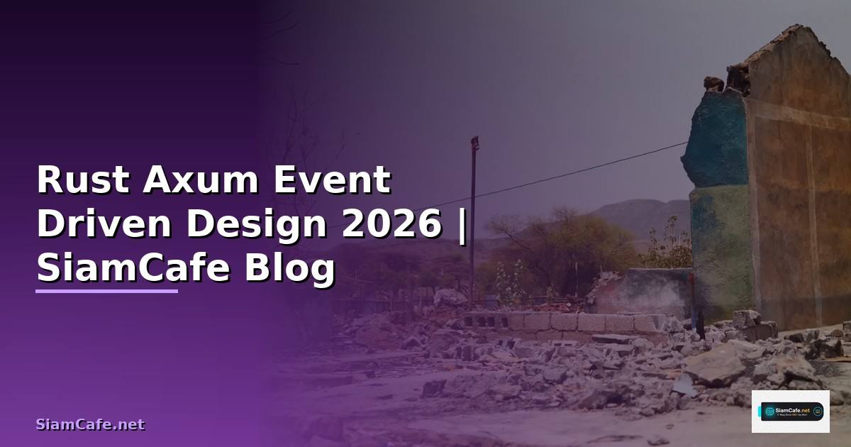 Rust Axum Event Driven Design