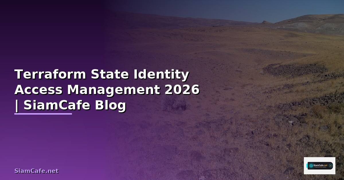 Terraform State Identity Access Management