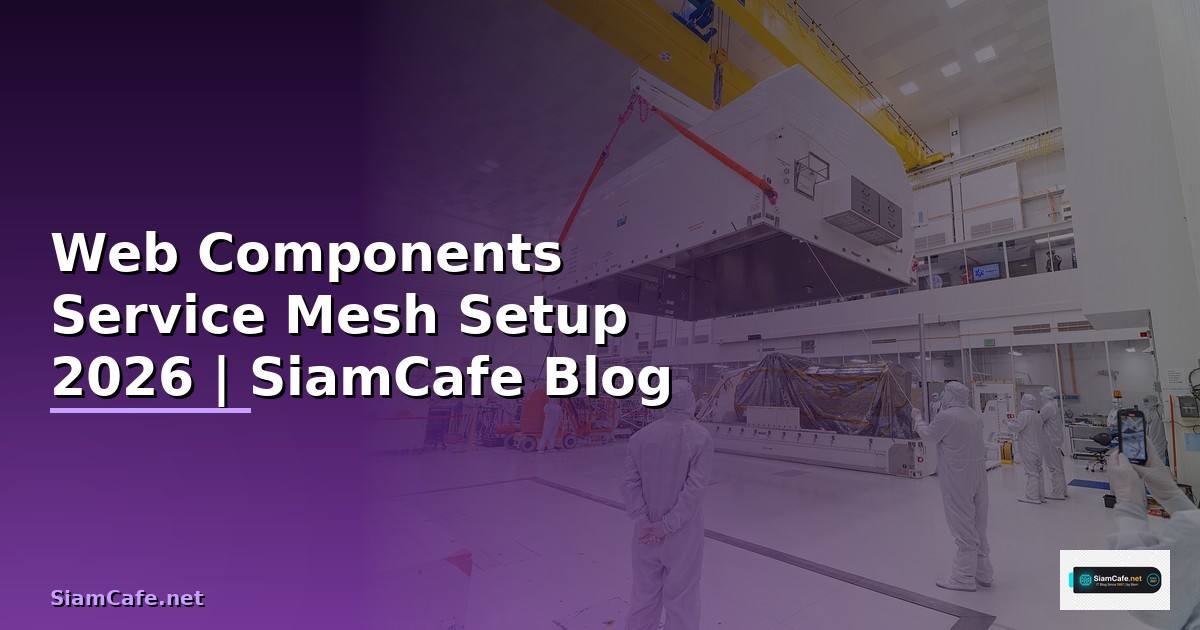 Web Components Service Mesh Setup