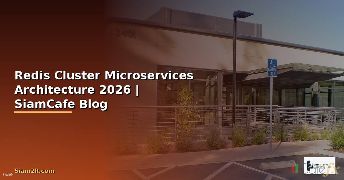 Redis Cluster Microservices Architecture
