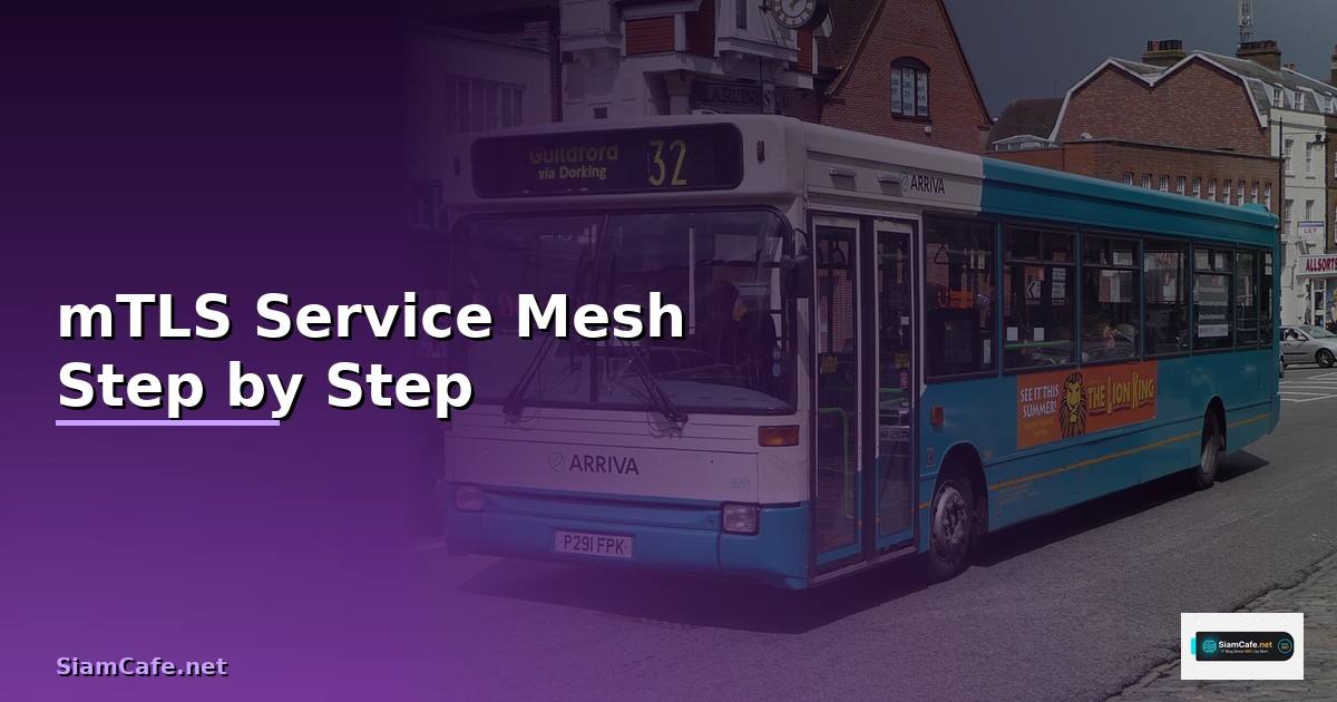 mTLS Service Mesh สำหรับมือใหม่ Step by Step —