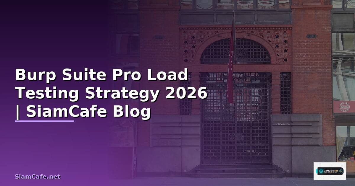 Burp Suite Pro Load Testing Strategy