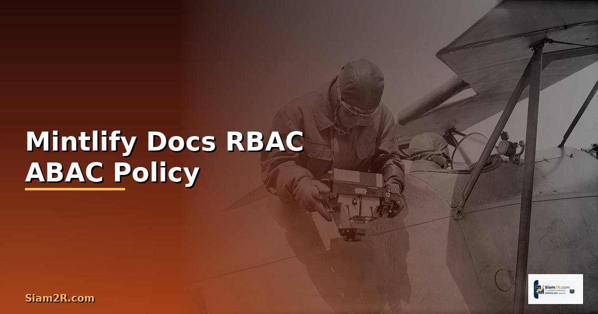 Mintlify Docs RBAC ABAC Policy —