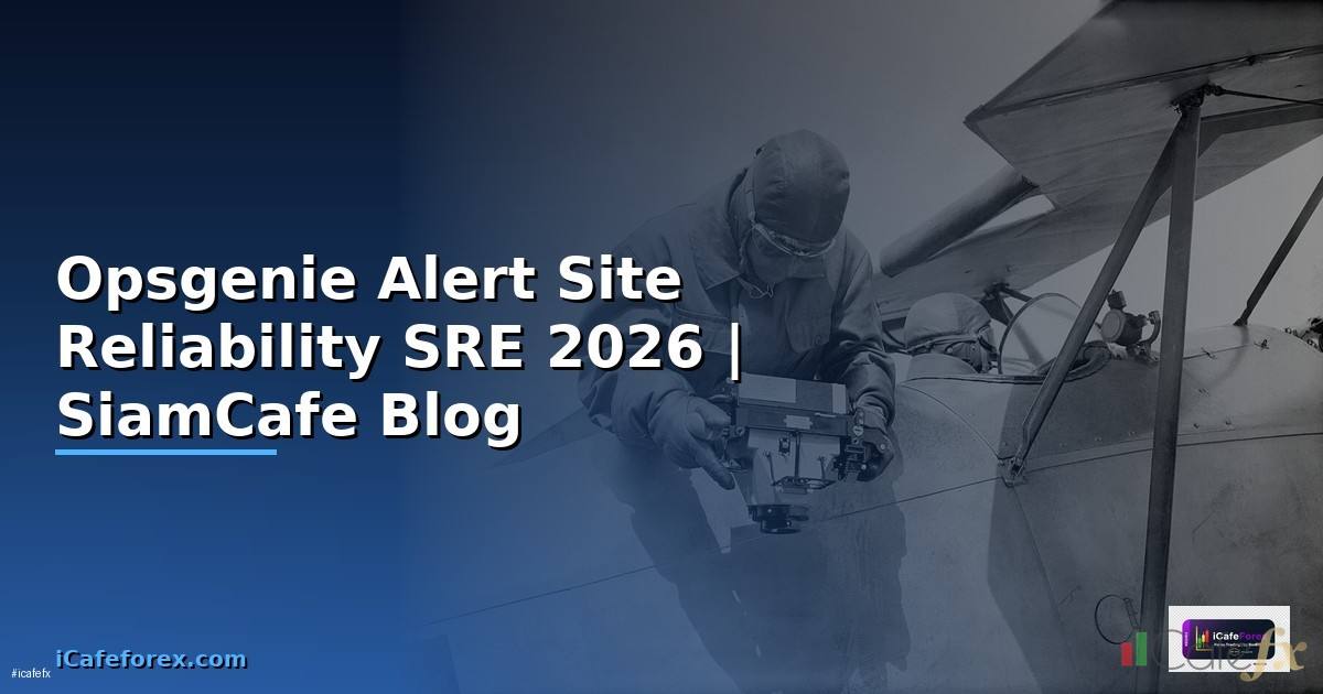 Opsgenie Alert Site Reliability SRE