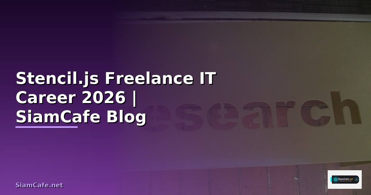 Stencil.js Freelance IT Career