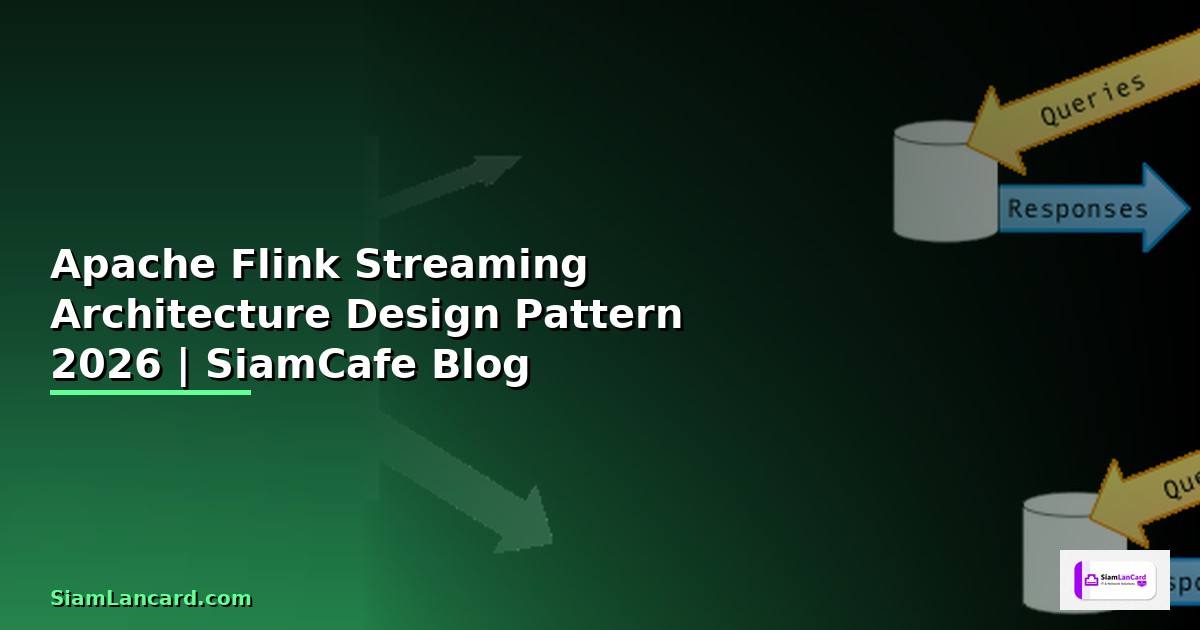 Apache Flink Streaming Architecture Design