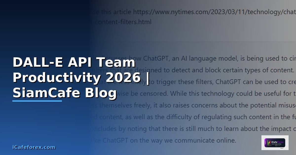 DALL-E API Team Productivity
