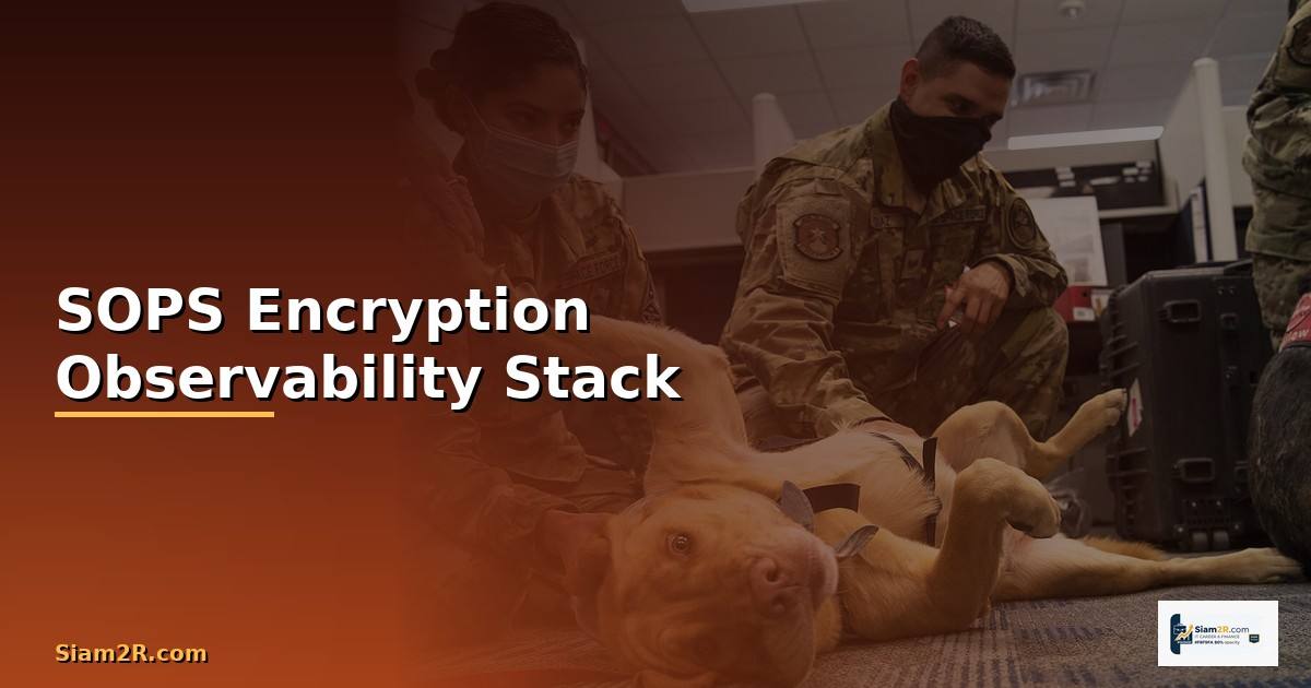 SOPS Encryption Observability Stack — วิธีตั้งค่าและใช้งานจริงพร้อมตัวอย่าง