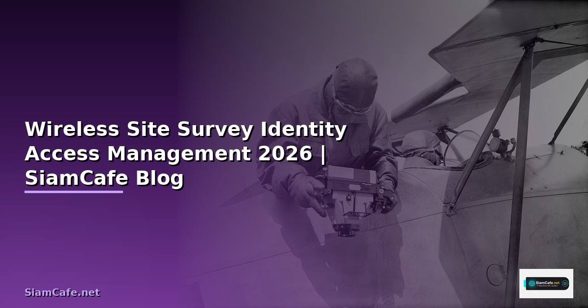 Wireless Site Survey Identity Access Management